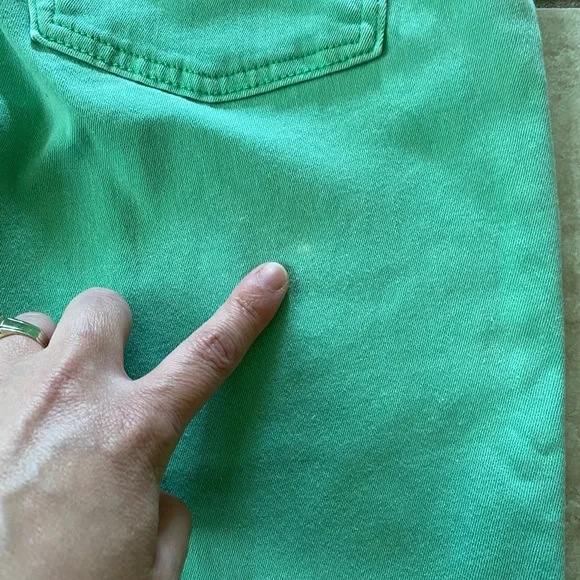 🌟 GAP- Super Skinny Ankle Mint Green Jeans- Size 12 - Picture 5 of 10